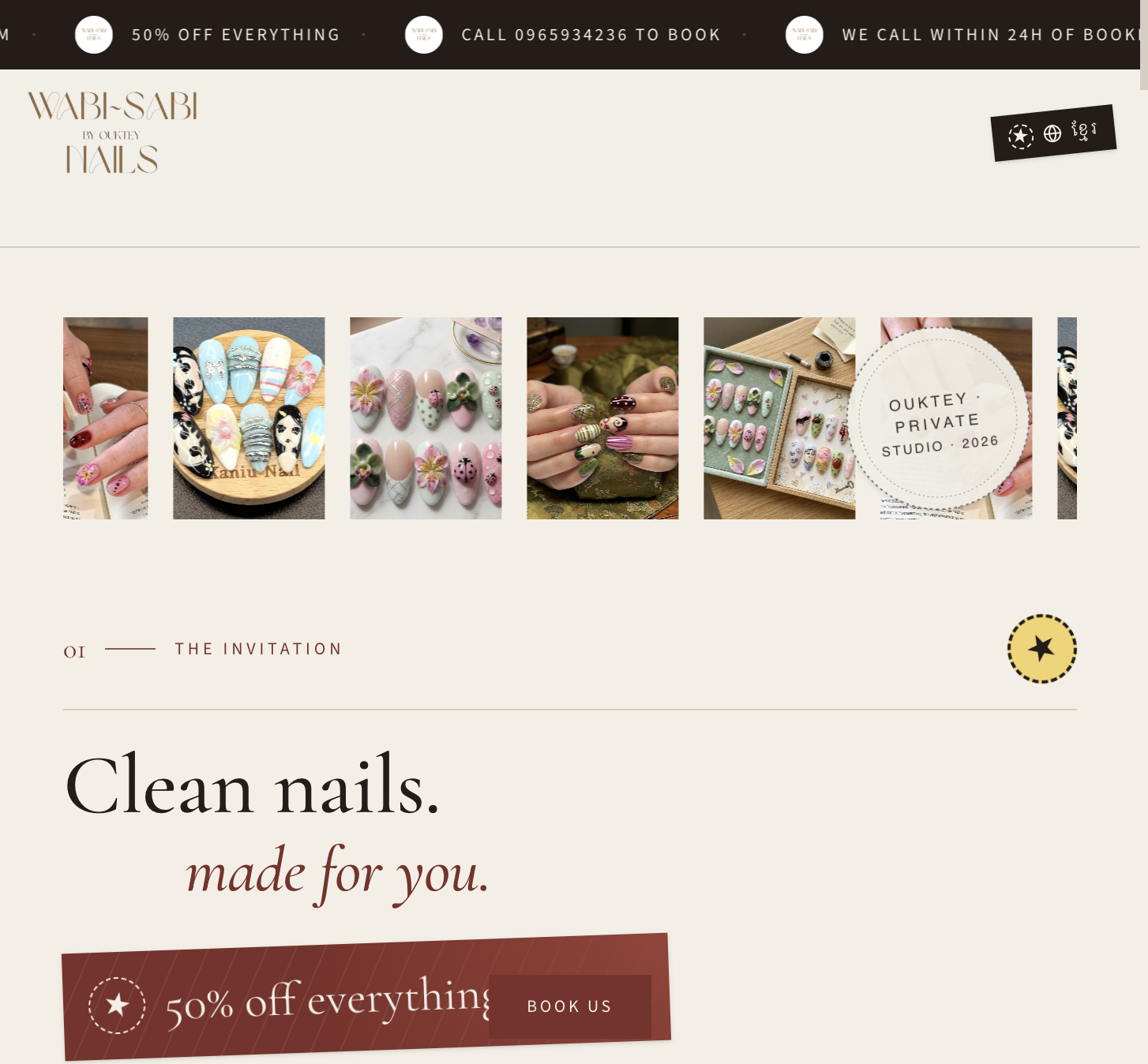 Wabi Sabi by Ouktey — Nail Studio Booking